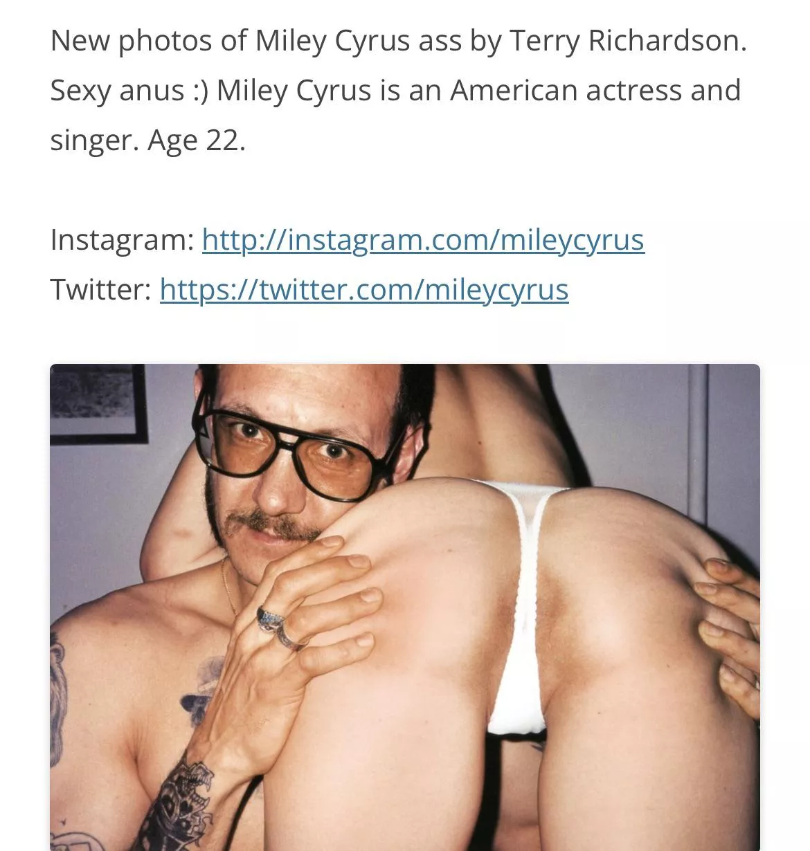 It is said that this photo belongs to Miley Cyrus, is it true, does anyone know?