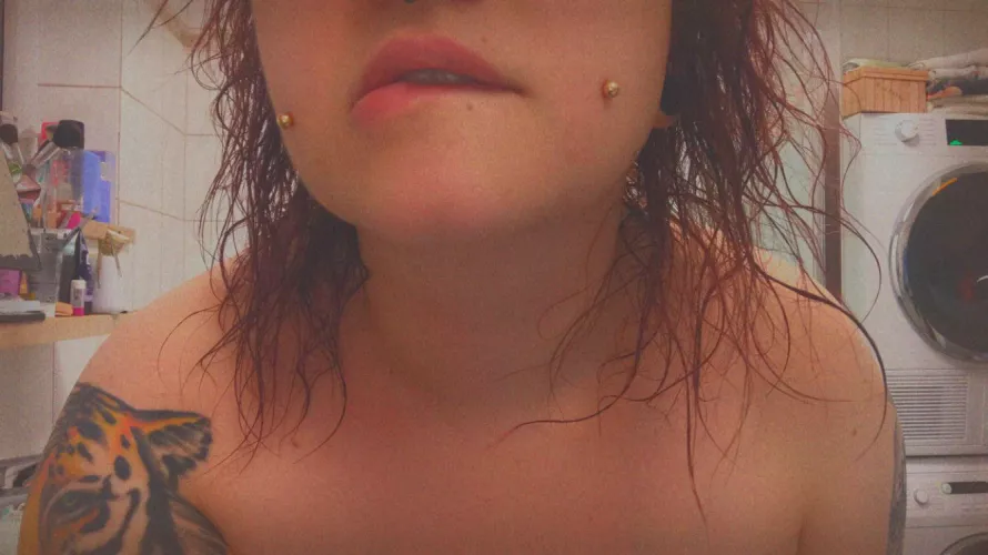 just out of the shower, what should we do?🥰