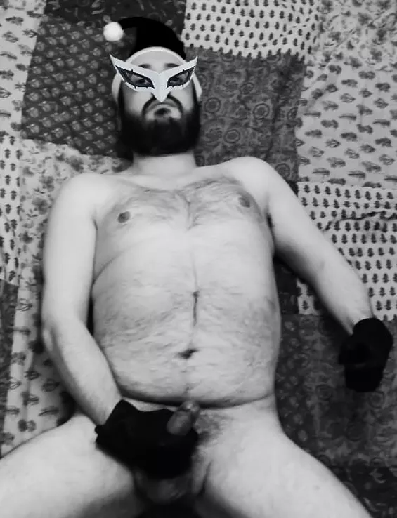 Leather kink santa wishes you a merry X-mas