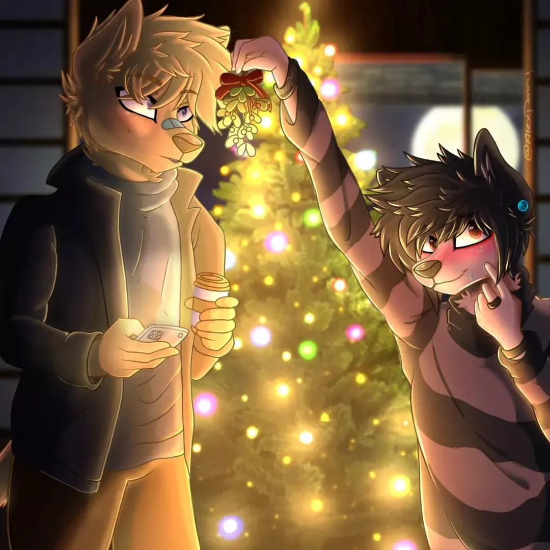 Merry Christmas everyone! n happy holidays!! :D [art by me]