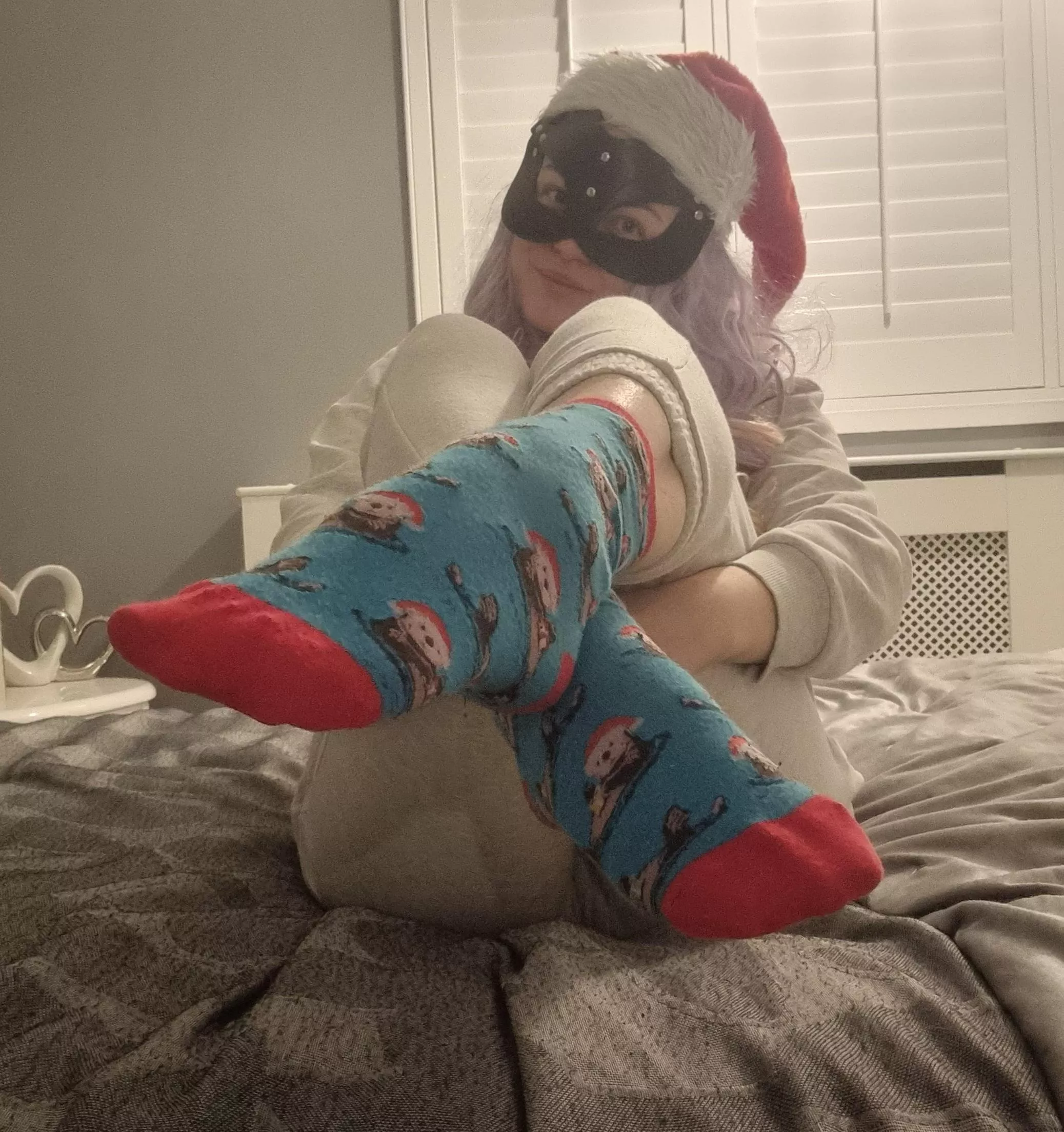 Merry Christmas ft my christmas otter socks🎅❤️