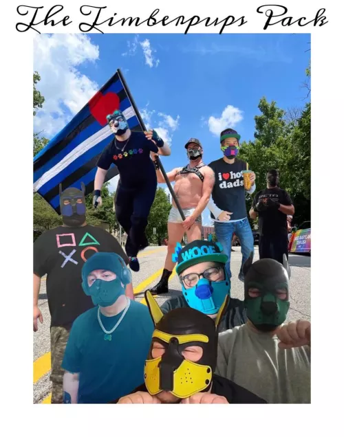 Merry Christmas & Happy Howlidays from The Timberpups Pack