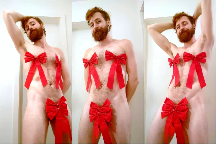 Merry Christmas, hope my light blond chesthair is enough to be here