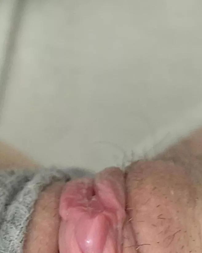 My clit from grinding against my thong. . .Play with me?