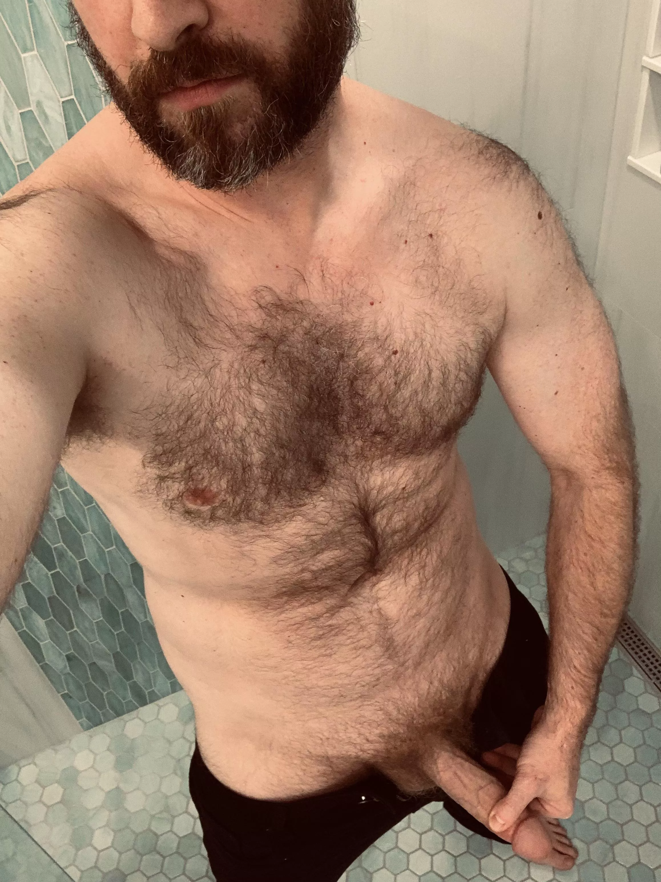 My folks renovated their bathrooms and all I can think about is how much I’d like to fuck in the new shower