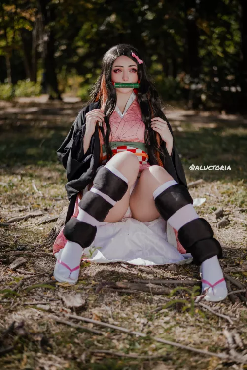 Nezuko cosplay by Aluctoria