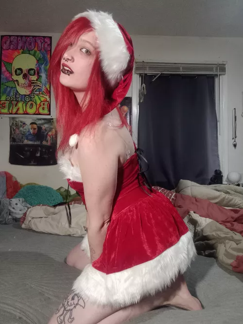 obsessed with my sexy santa dress!!❤️‍🔥