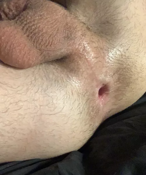 One finger did this. Your cock would stretch me much wider