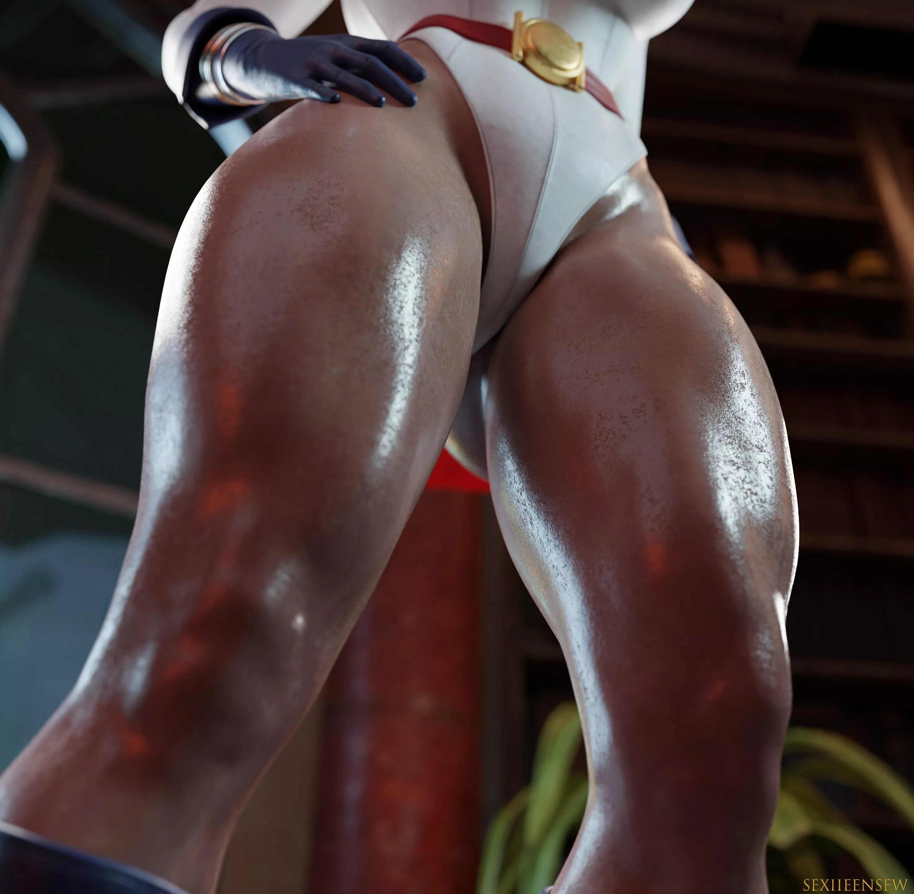 Power Girl's Hypnotic Thighs (SexiieeNsfw) [DC]