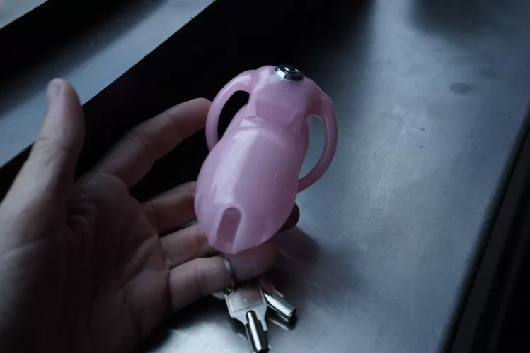 Put it on so I can pound you until you cum locked in Chastity!!!