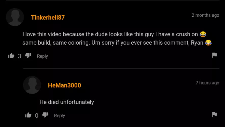 Rest in peace, Ryan 😔