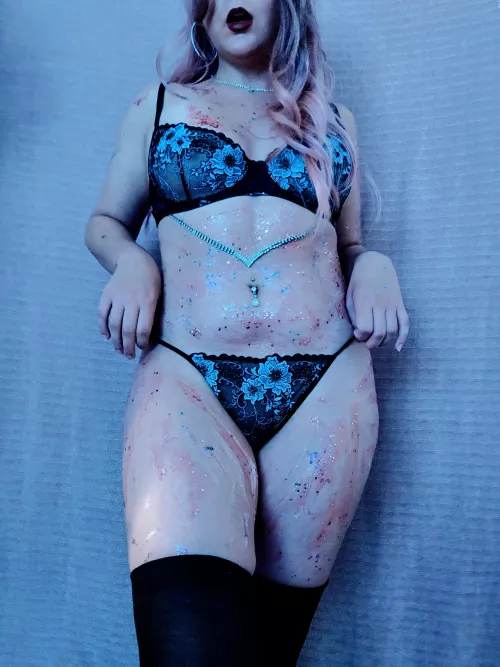 Some say glitter is messy...but I can think of a lot of things that are even messier