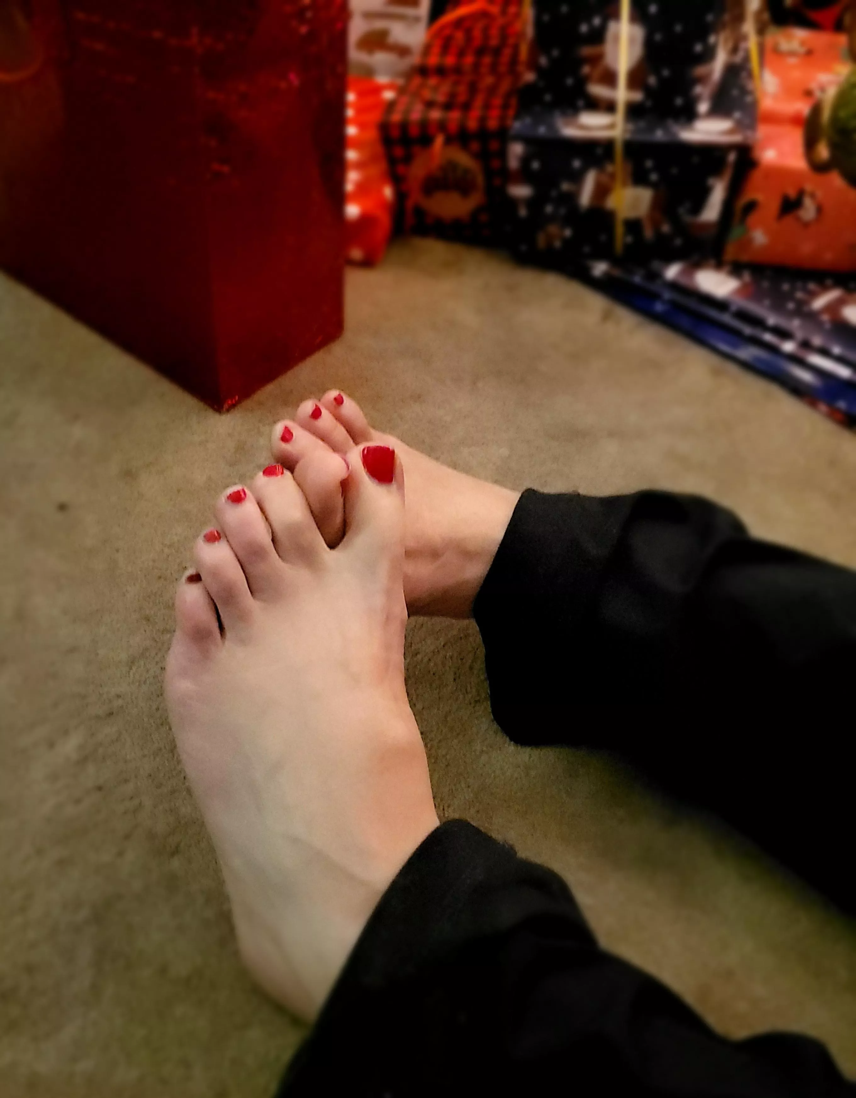 Something under the tree for you. But first, have you been naughty or nice?