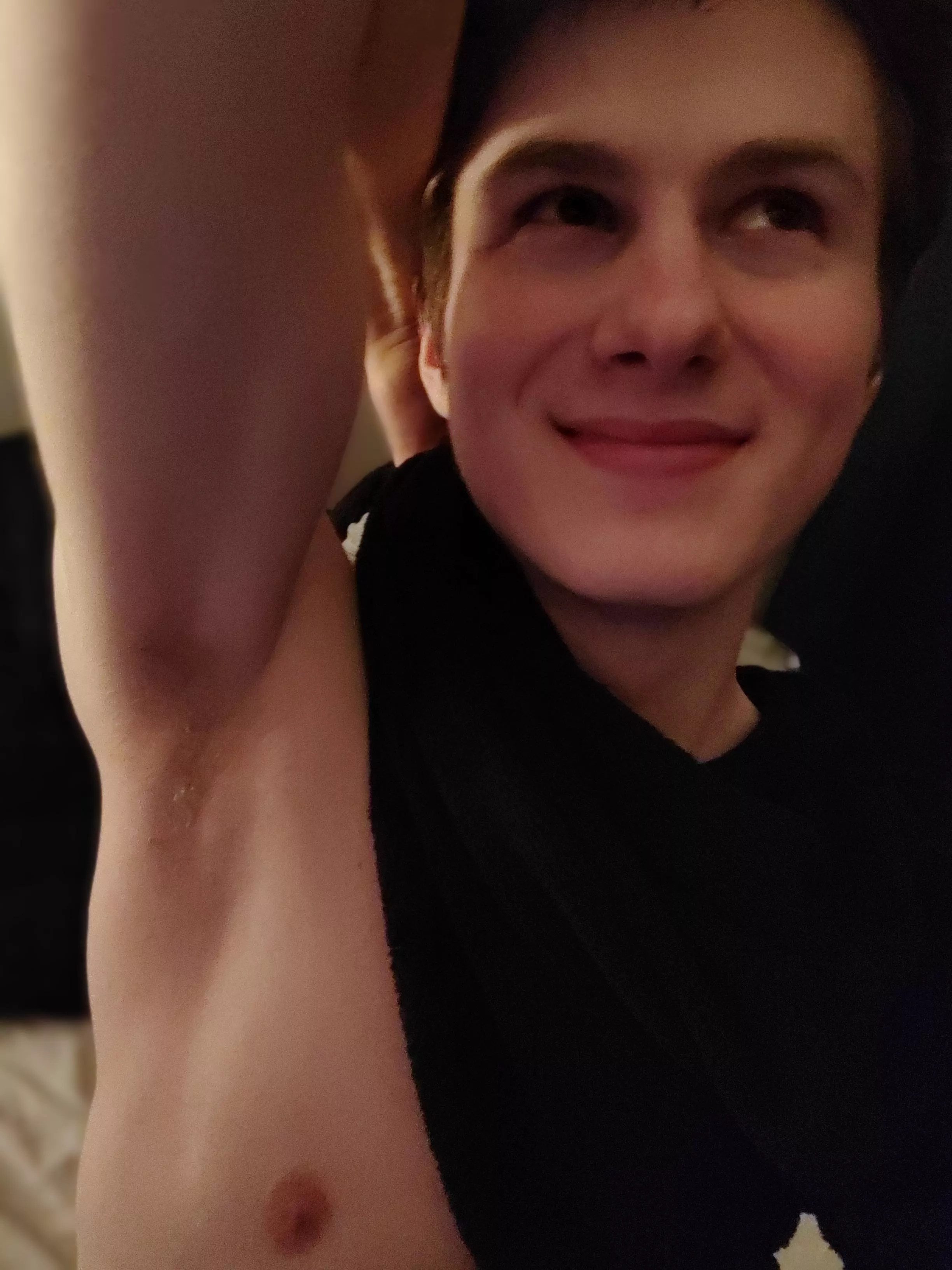 Sweaty from preparation for tomorrow