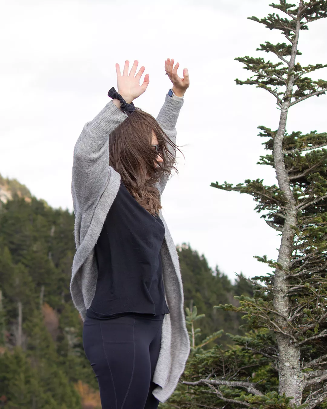 trying not to fall of the cliff