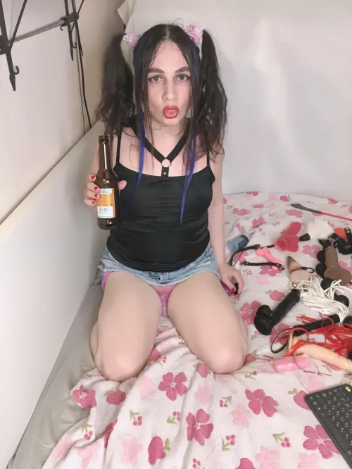 Where should dirty whore put it?