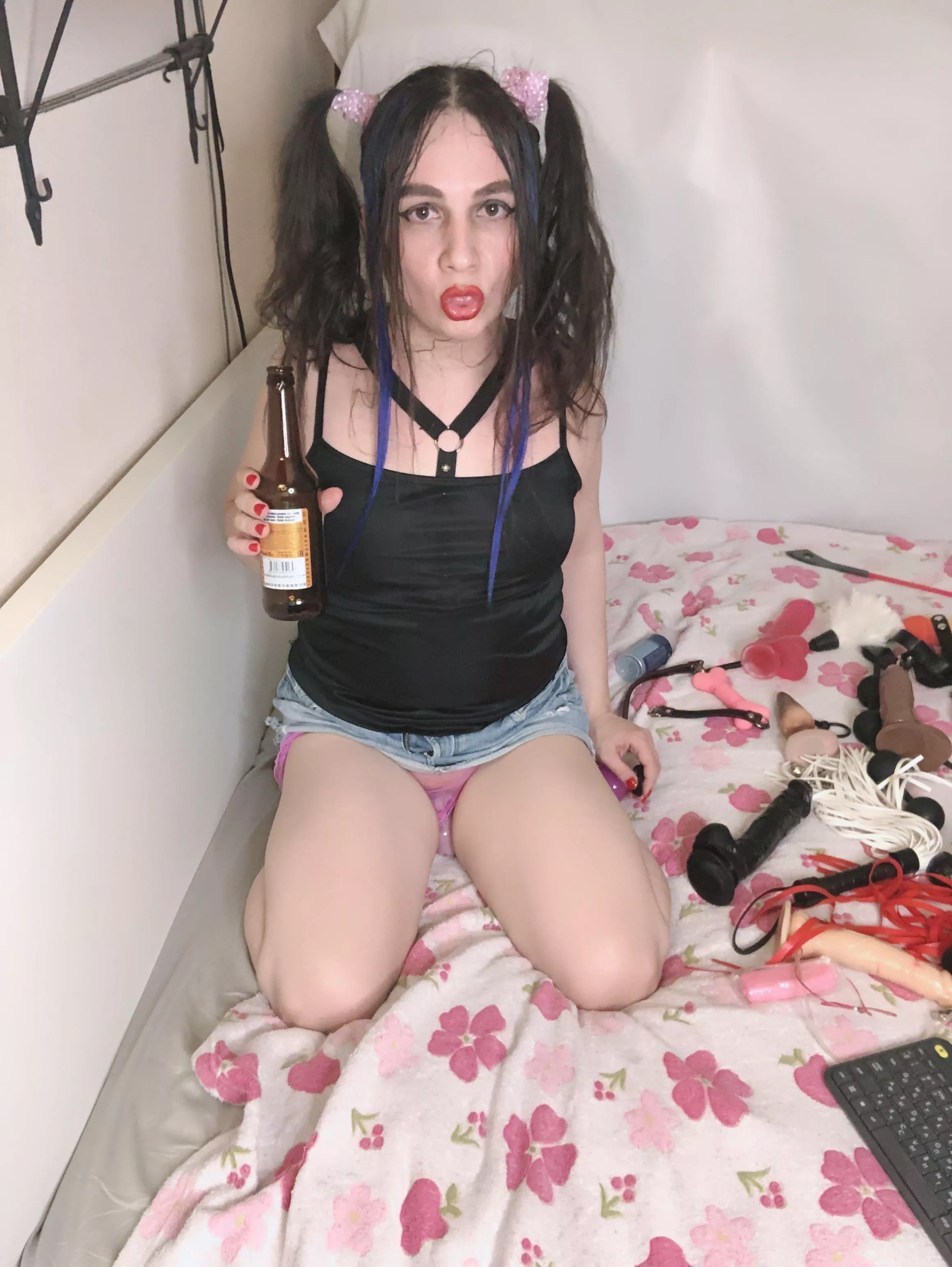 Where should dirty whore put it?