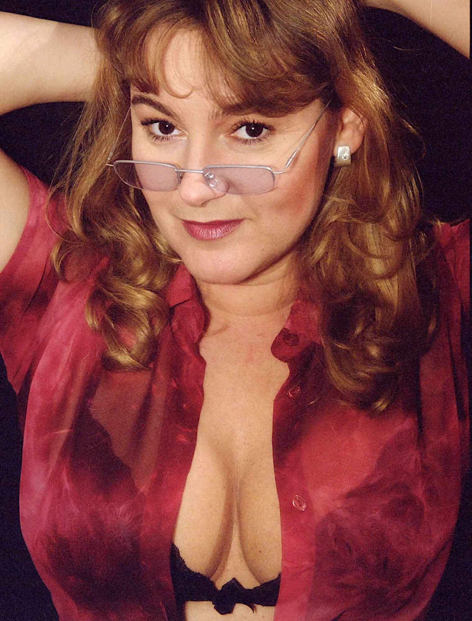 Wife love to tease her colleagues with her Big Tits in a transparent sheer blouse