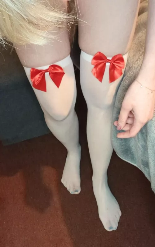 Xmas wrapped legs