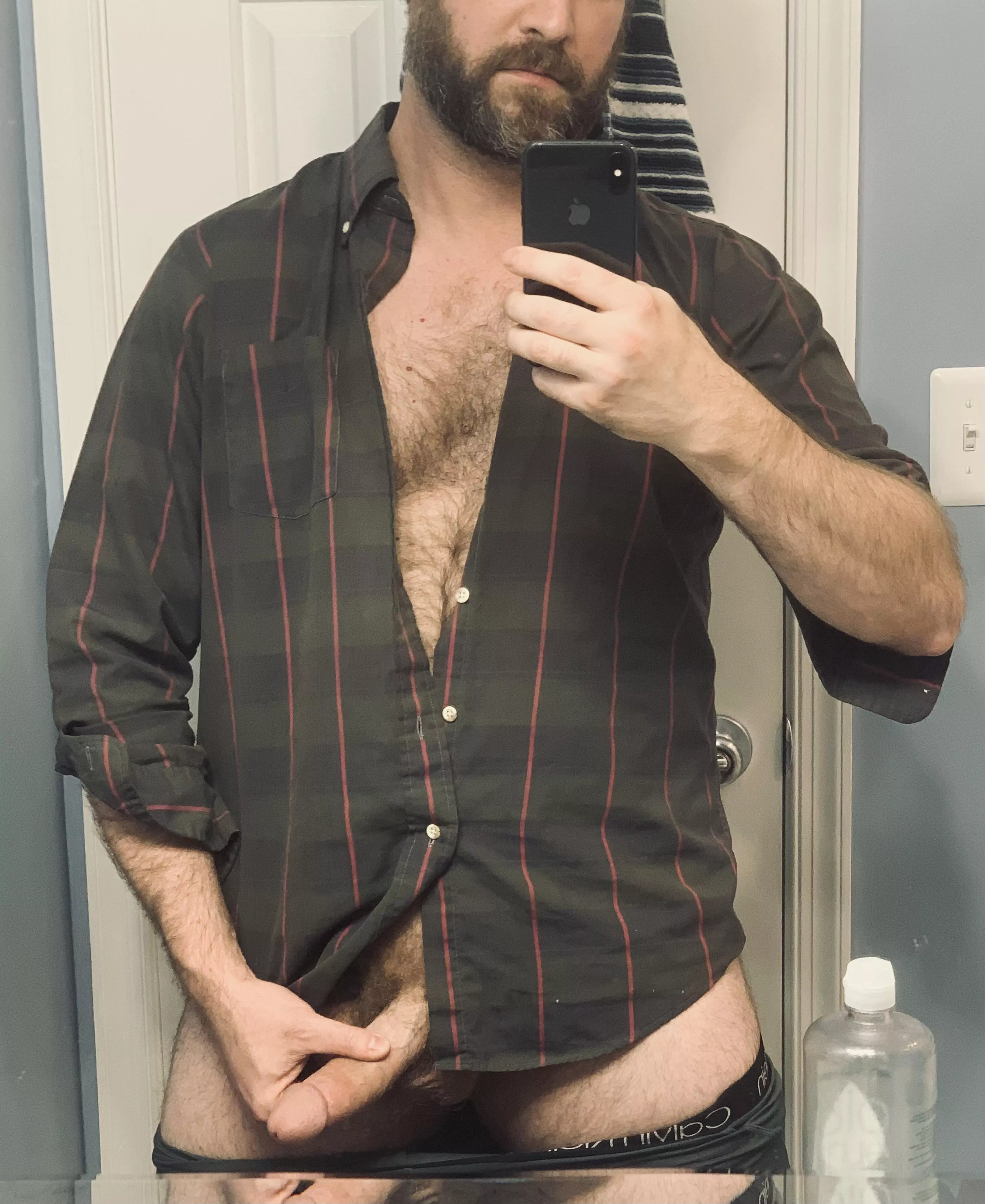 Yeah that’s right baby…I know you like that bottle of contact lens solution visible in frame…[40]