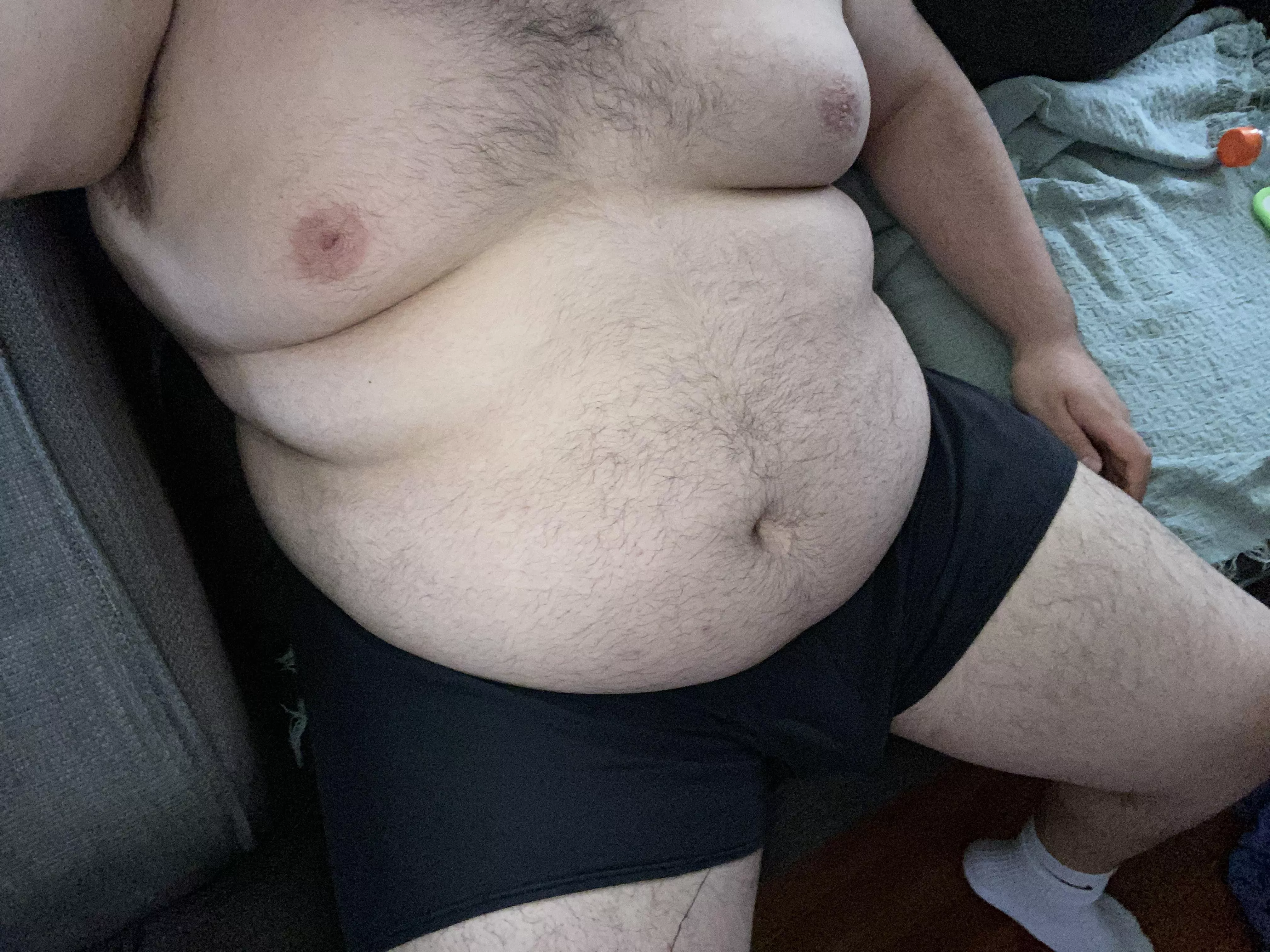21. who wants this big belly in their bed ??