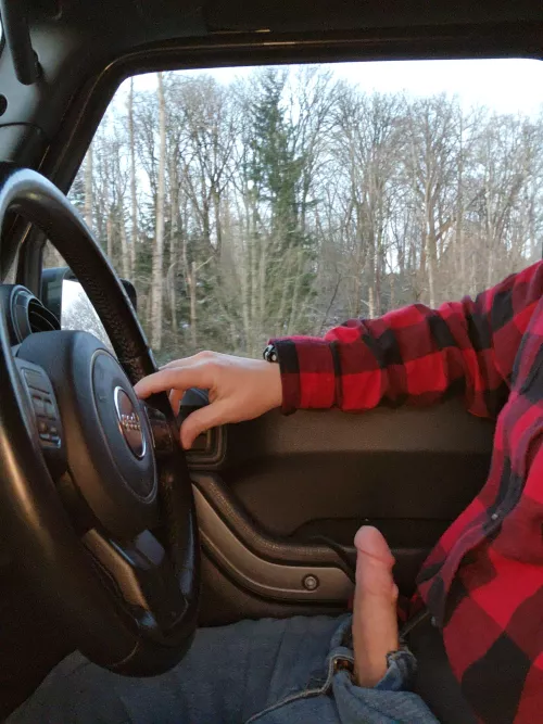 (37) view from passenger seat