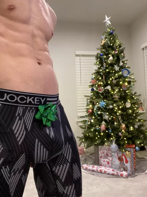 (40) Been waiting all day for you to unwrap your new toy.