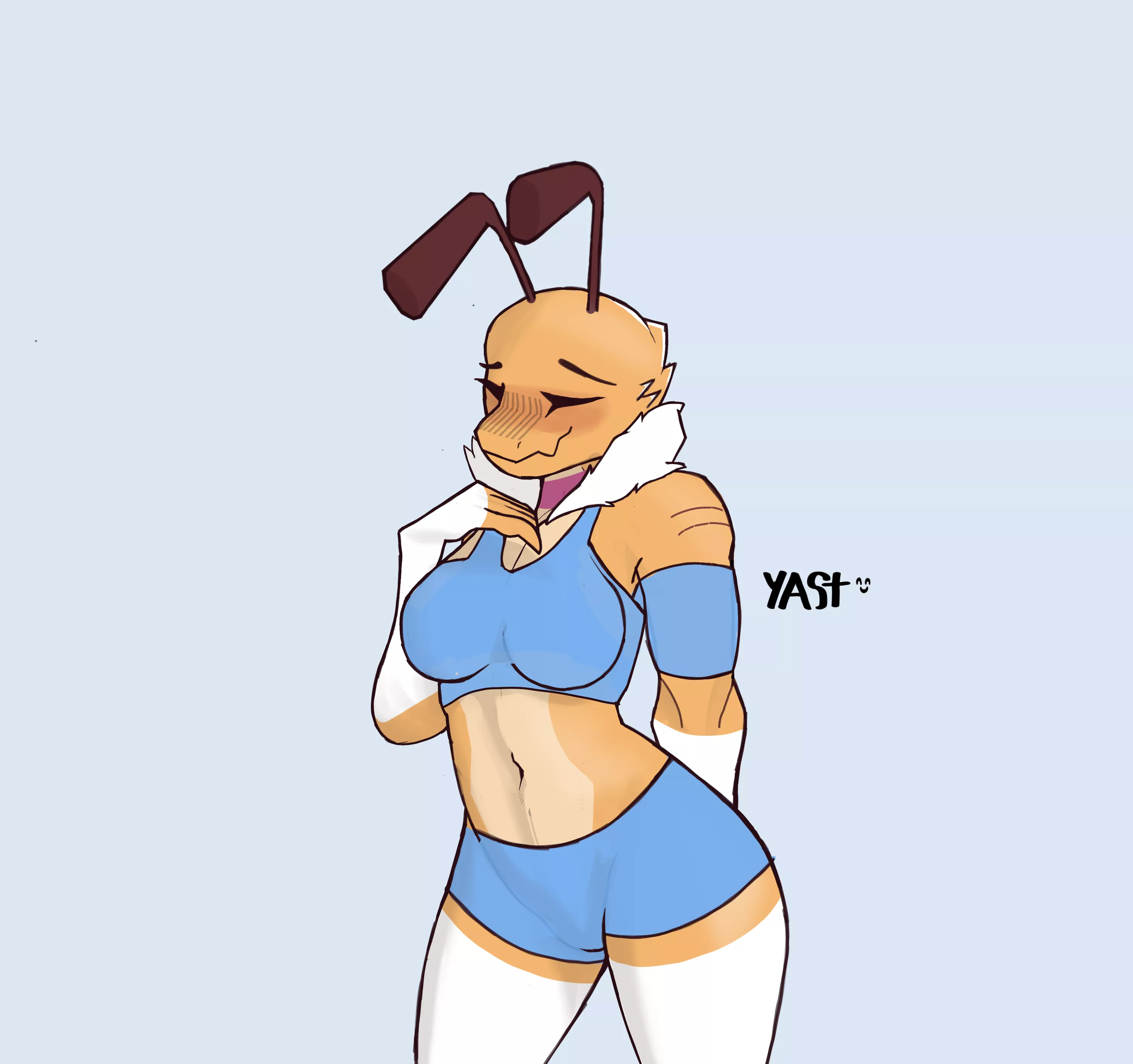 A lil bee character, lmk what you think!