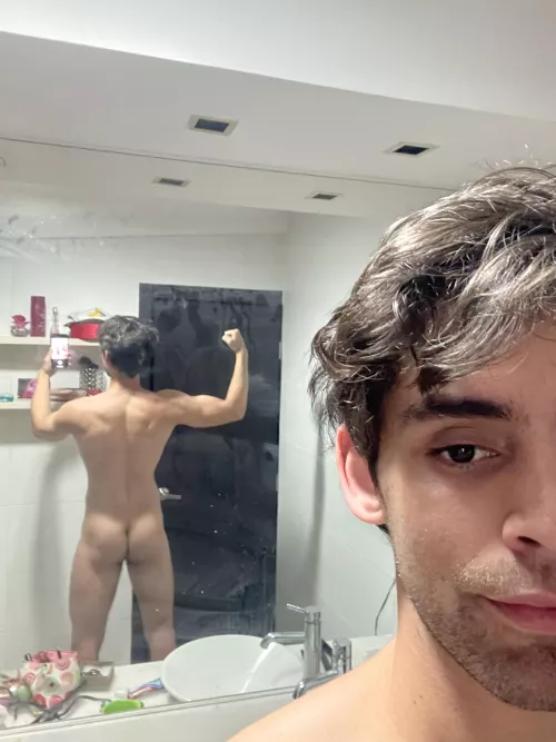 After hitting legs and back (M)