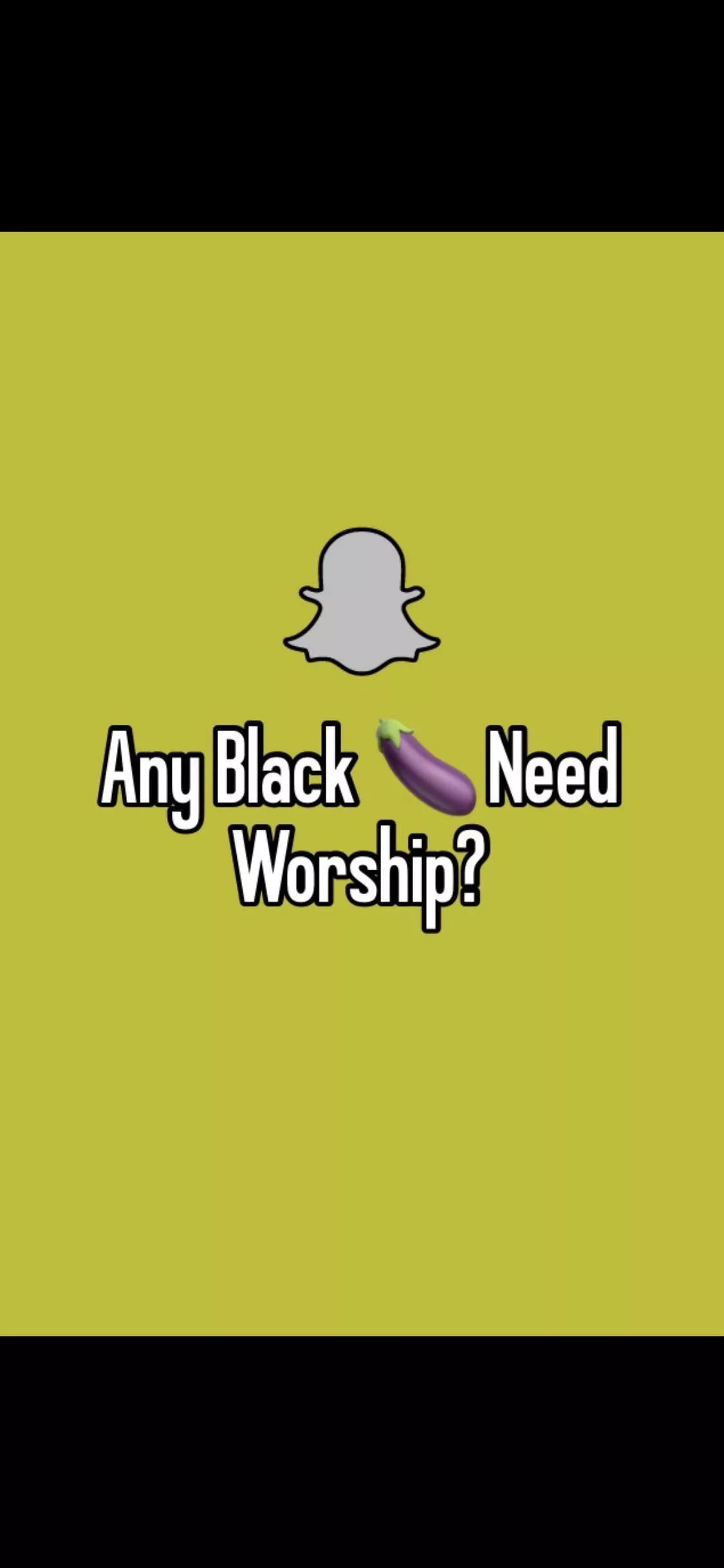 Any big black cocks need worshiping? S👻?