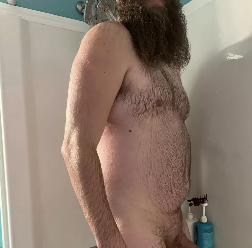 Beard maintenance starts with a 🚿🚿. 🤭🤭