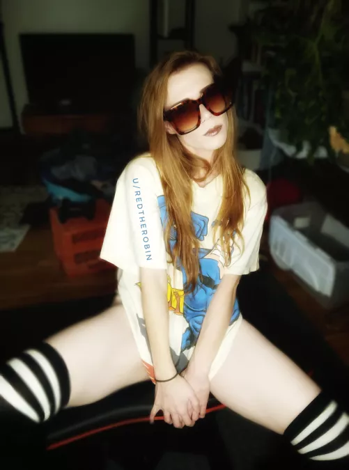 Big, comfy, old t-shirts are the best