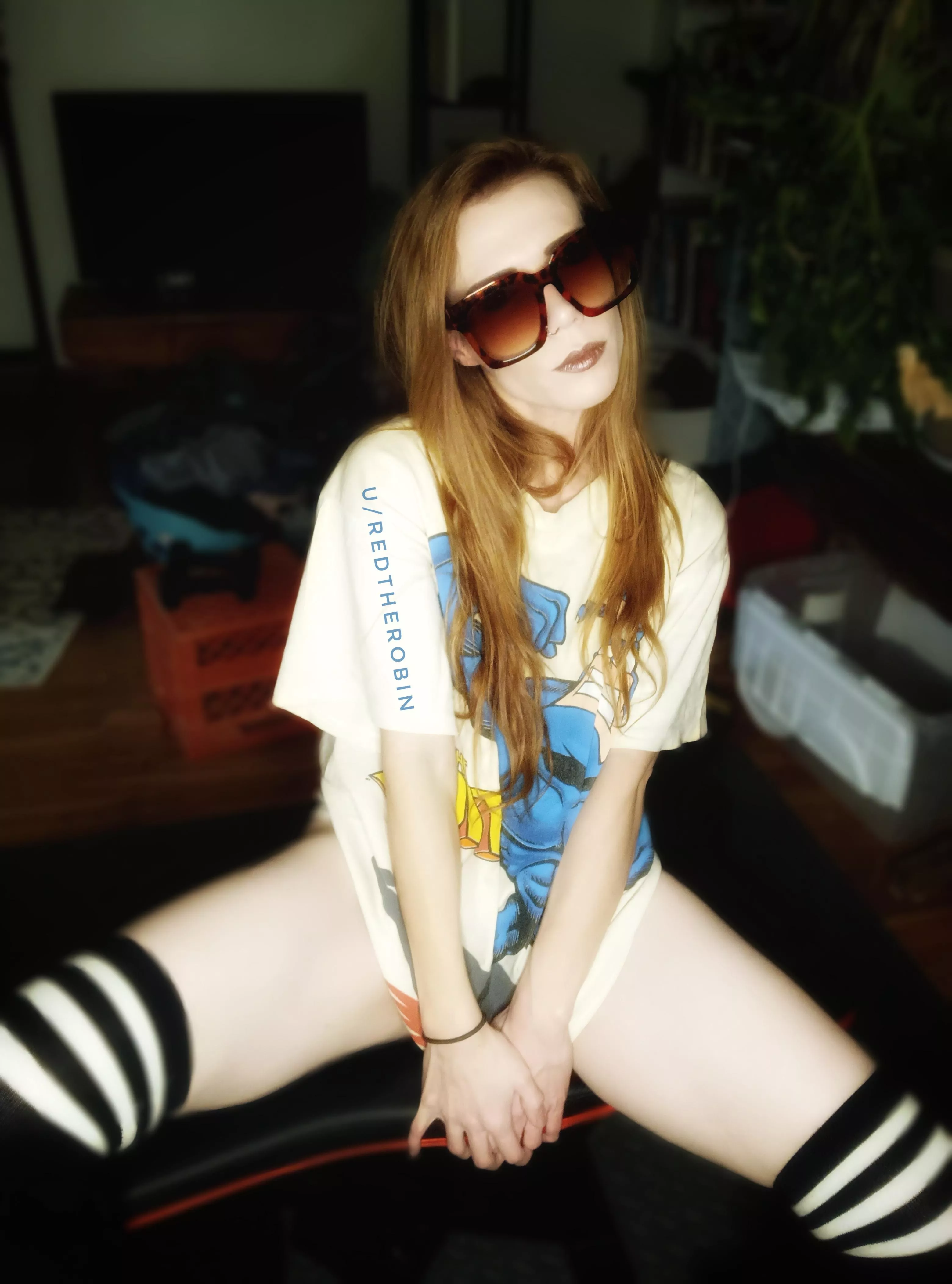 Big, comfy, old t-shirts are the best