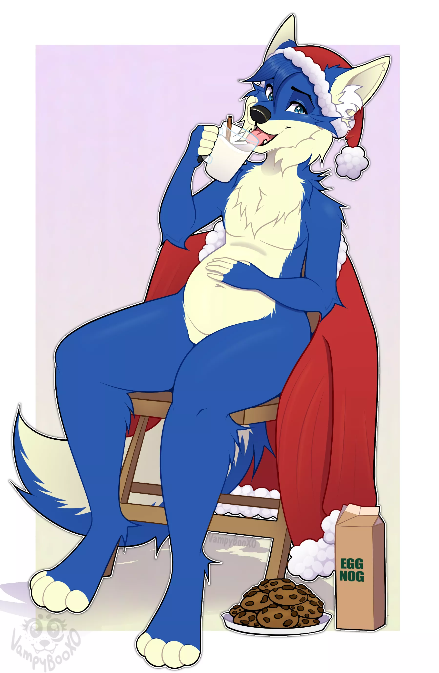 [Comm] Hope everyone had a good christmas! What was your favourite present(s) you recieved?💖 (Art by VampyBooXO)