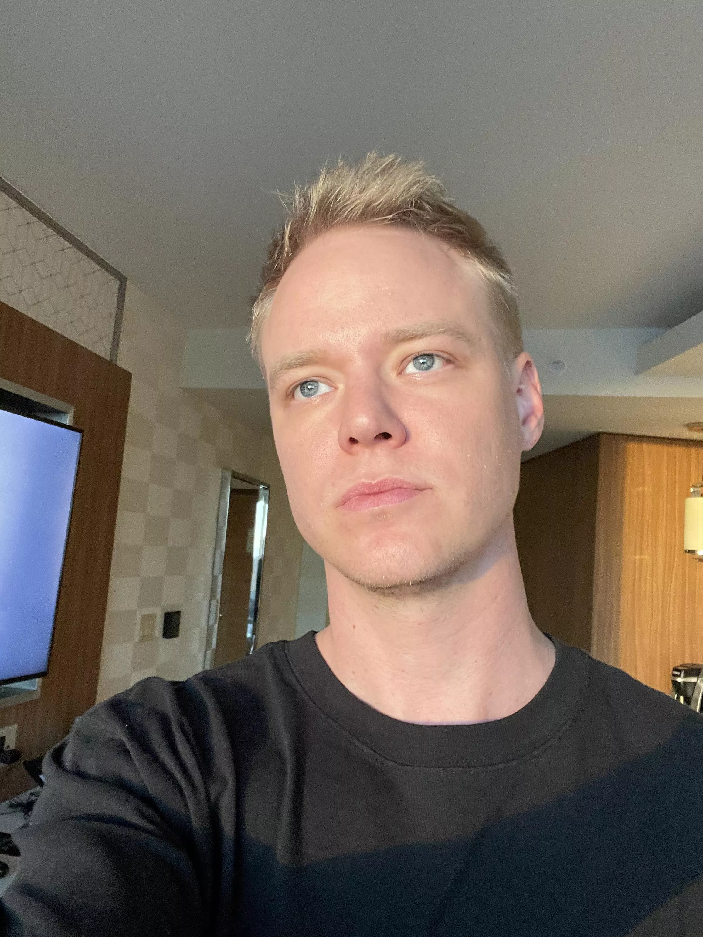 Enjoying the golden hour from my hotel room