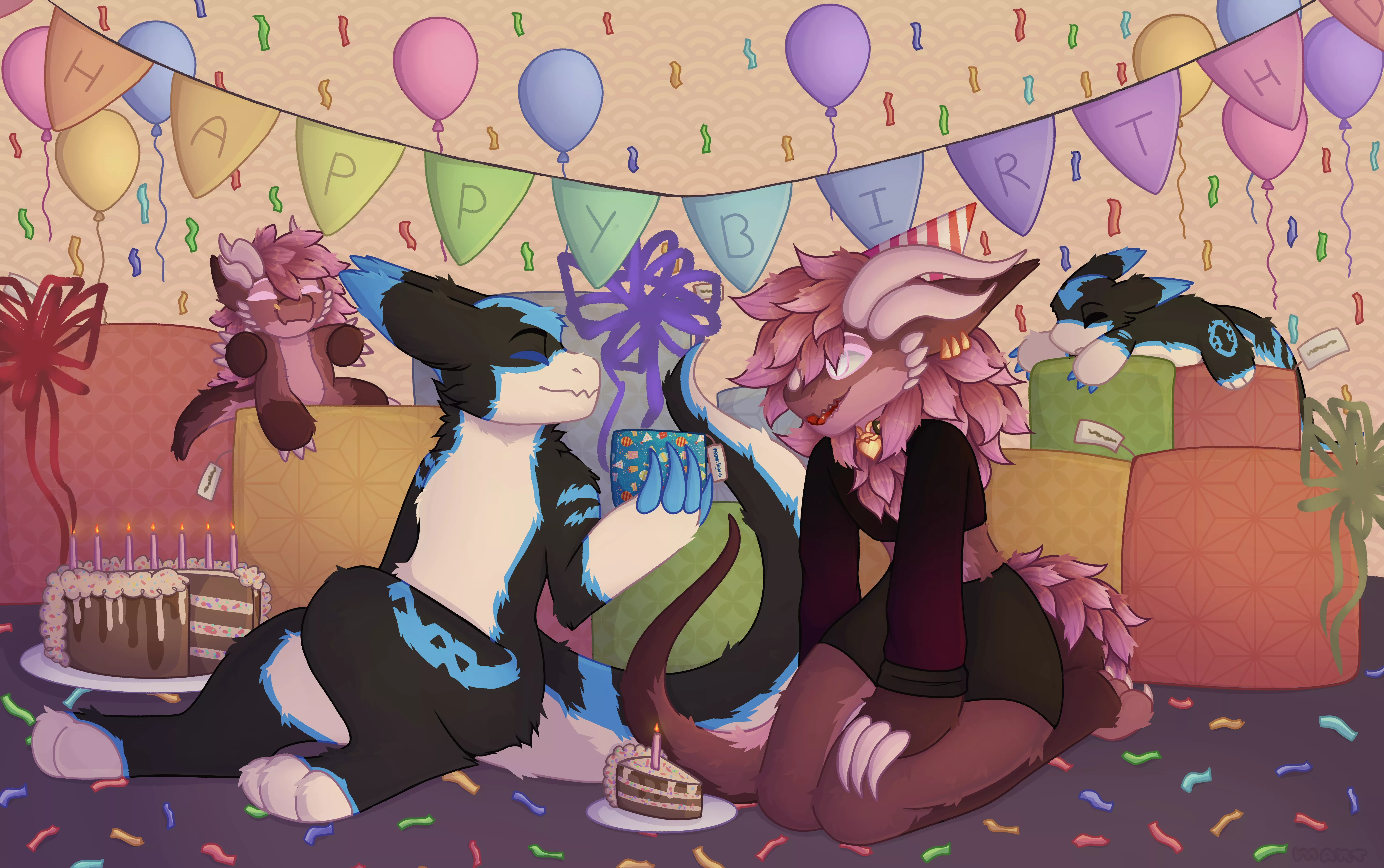 finished this one commission recently! took me 4 days