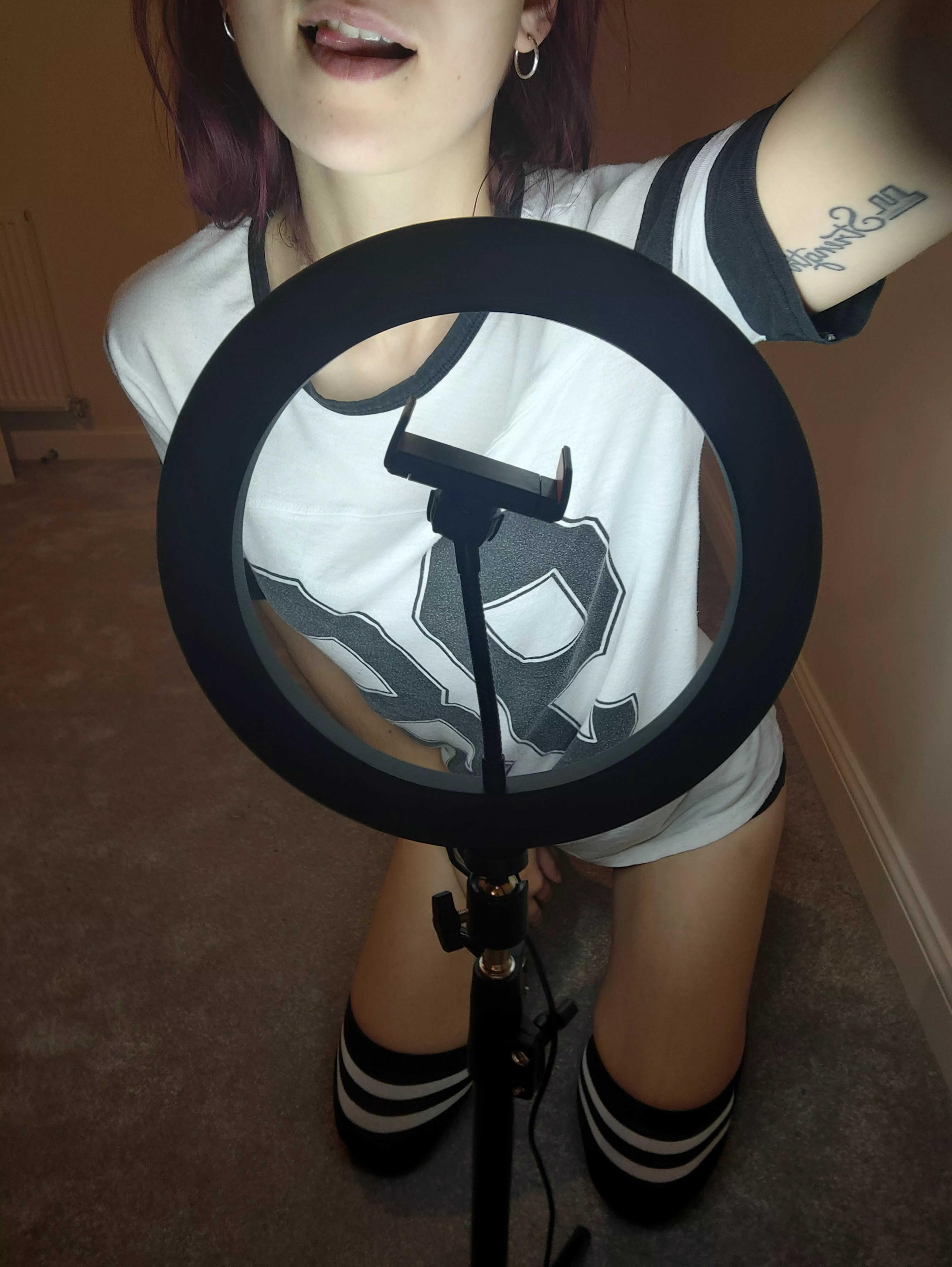 Getting ready to be naughty little one