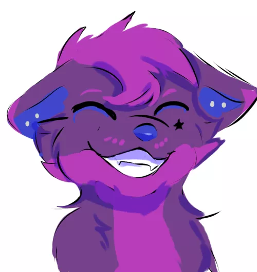 Guess what, Im a purple fox! :3