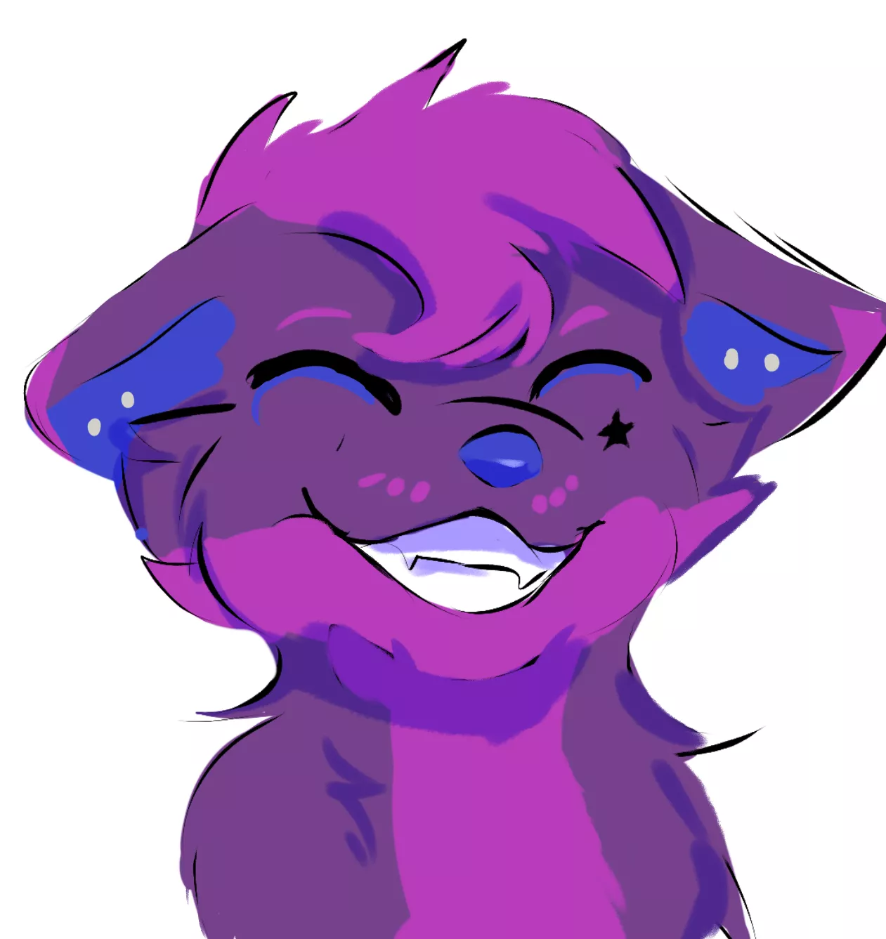 Guess what, Im a purple fox! :3