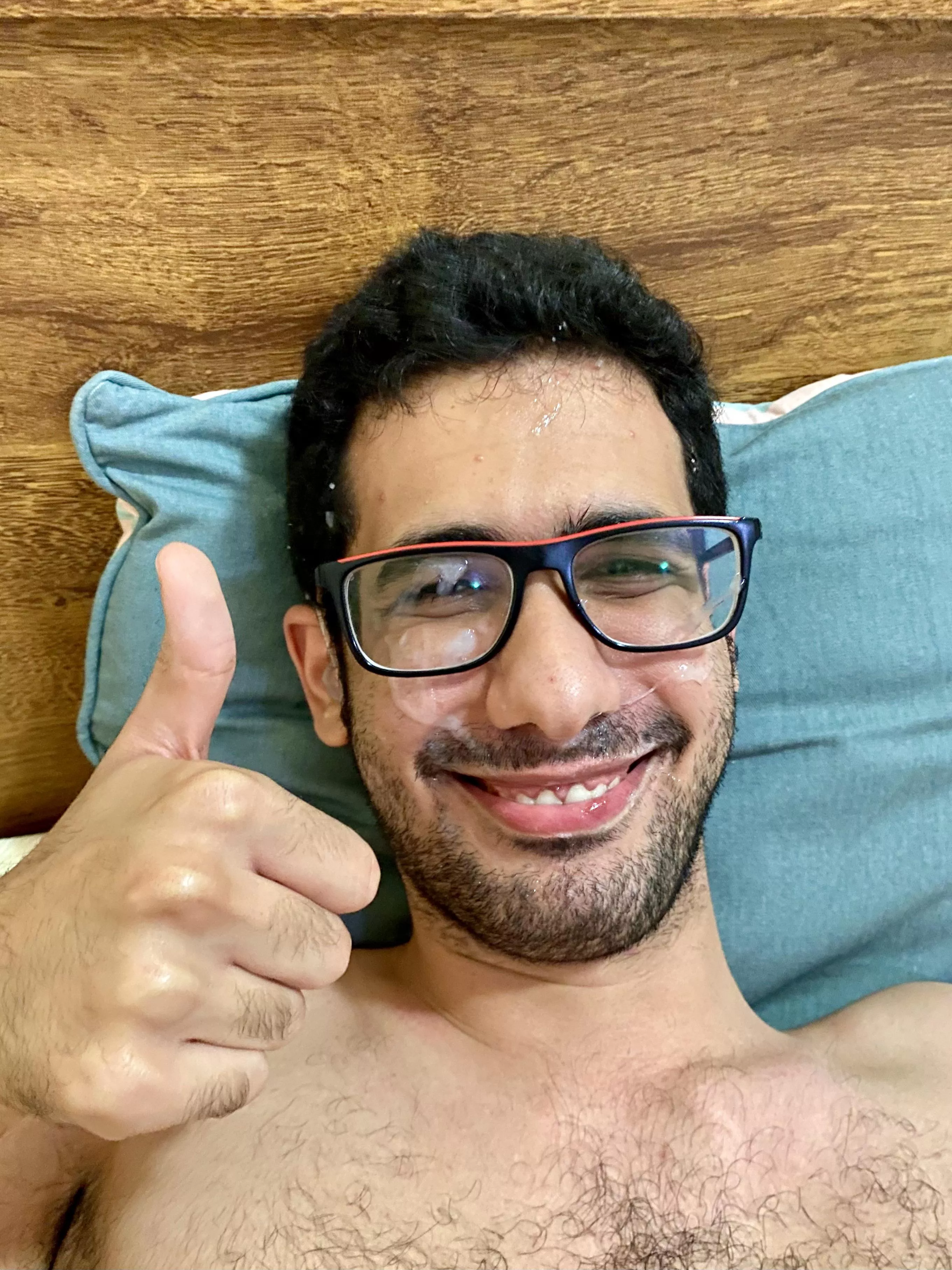 Happy and proud of my facial