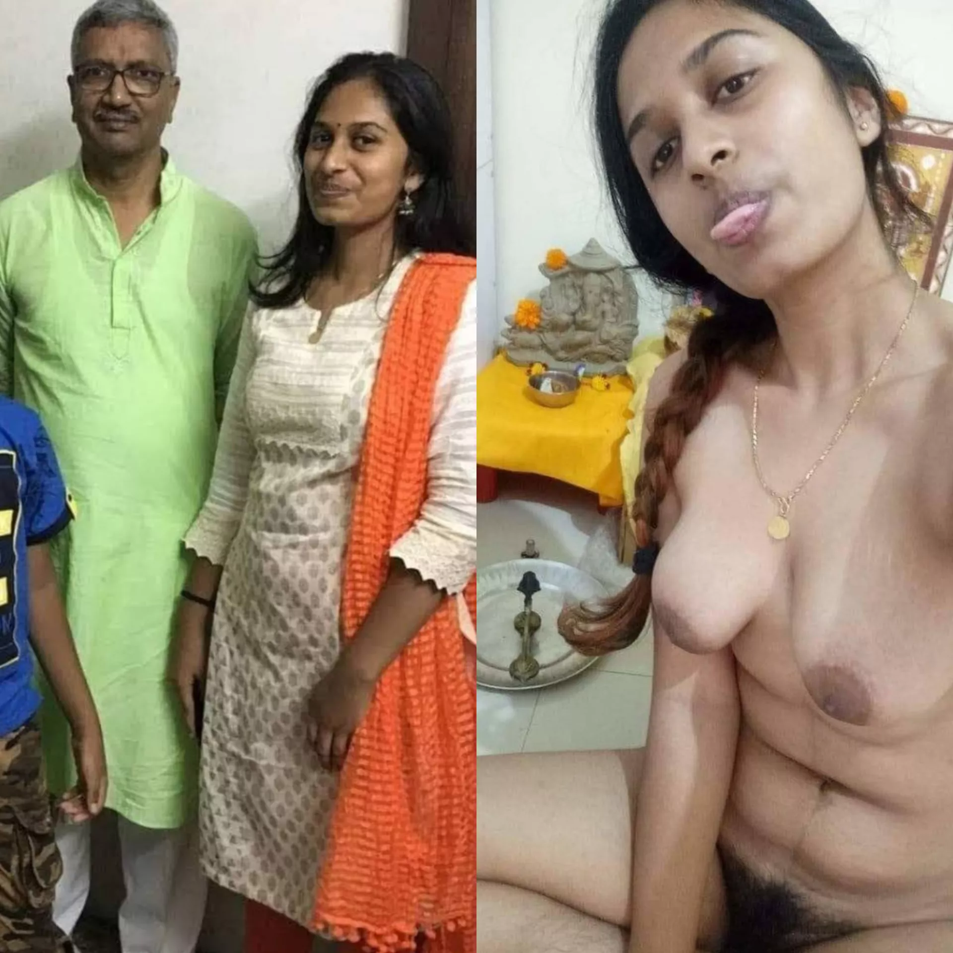 Hindu girl from politics BJP family goes nude for Muslim men