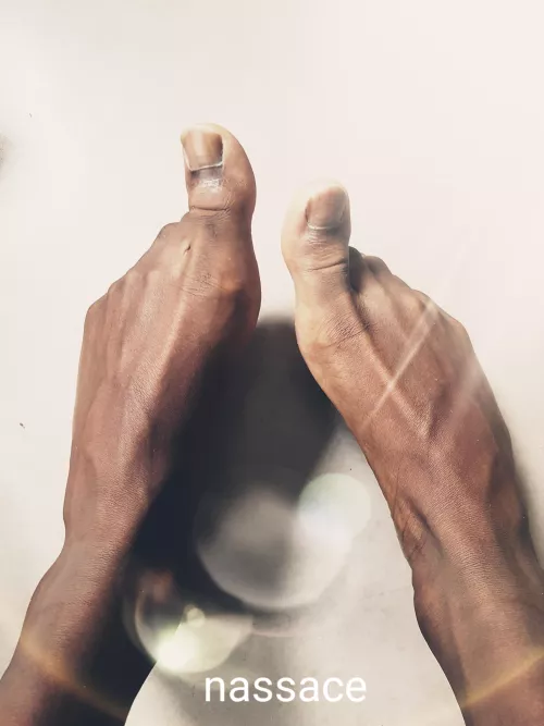 I think I could fist you with these toes