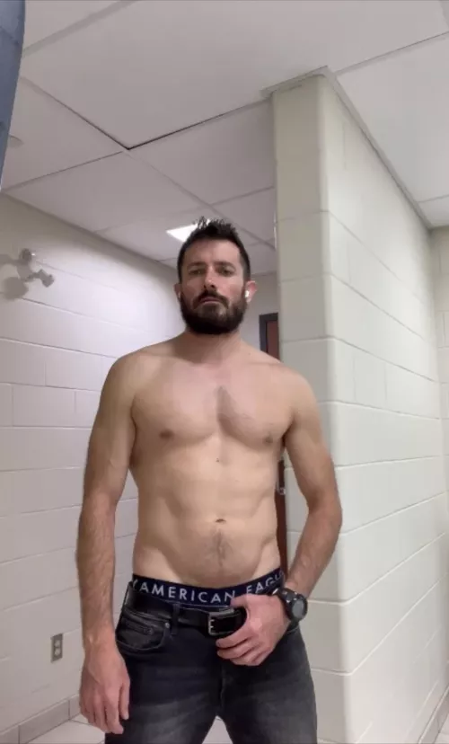 I’m in the bathroom again boys