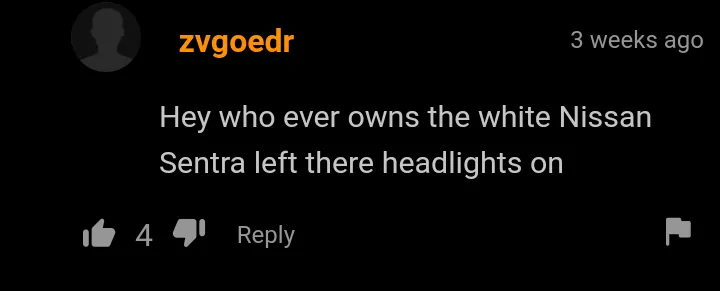 jokes on him, I don't drive a car