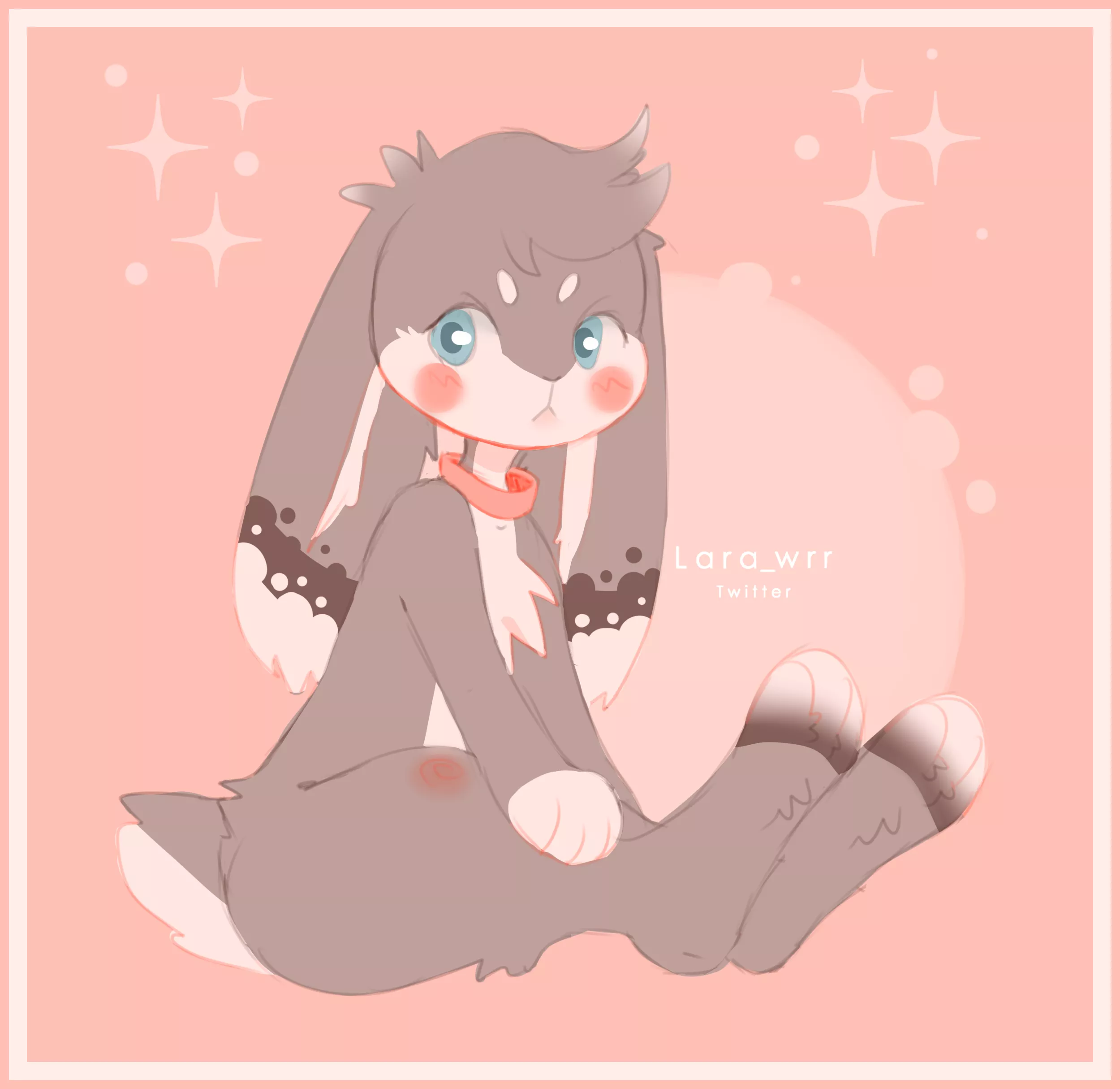 Just bnuy 🎀 Art by me, Lara_wrr on Twitter