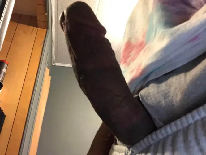 Just showing off my average black cock 😁