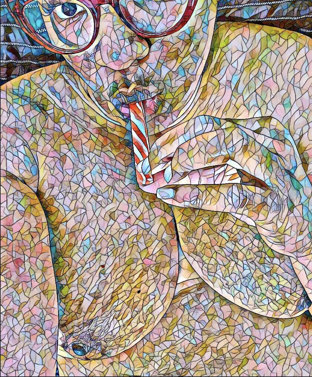 🎶 Like colorful pieces in the mosaic of life We’re each unique shapes reflecting love and light 🎵