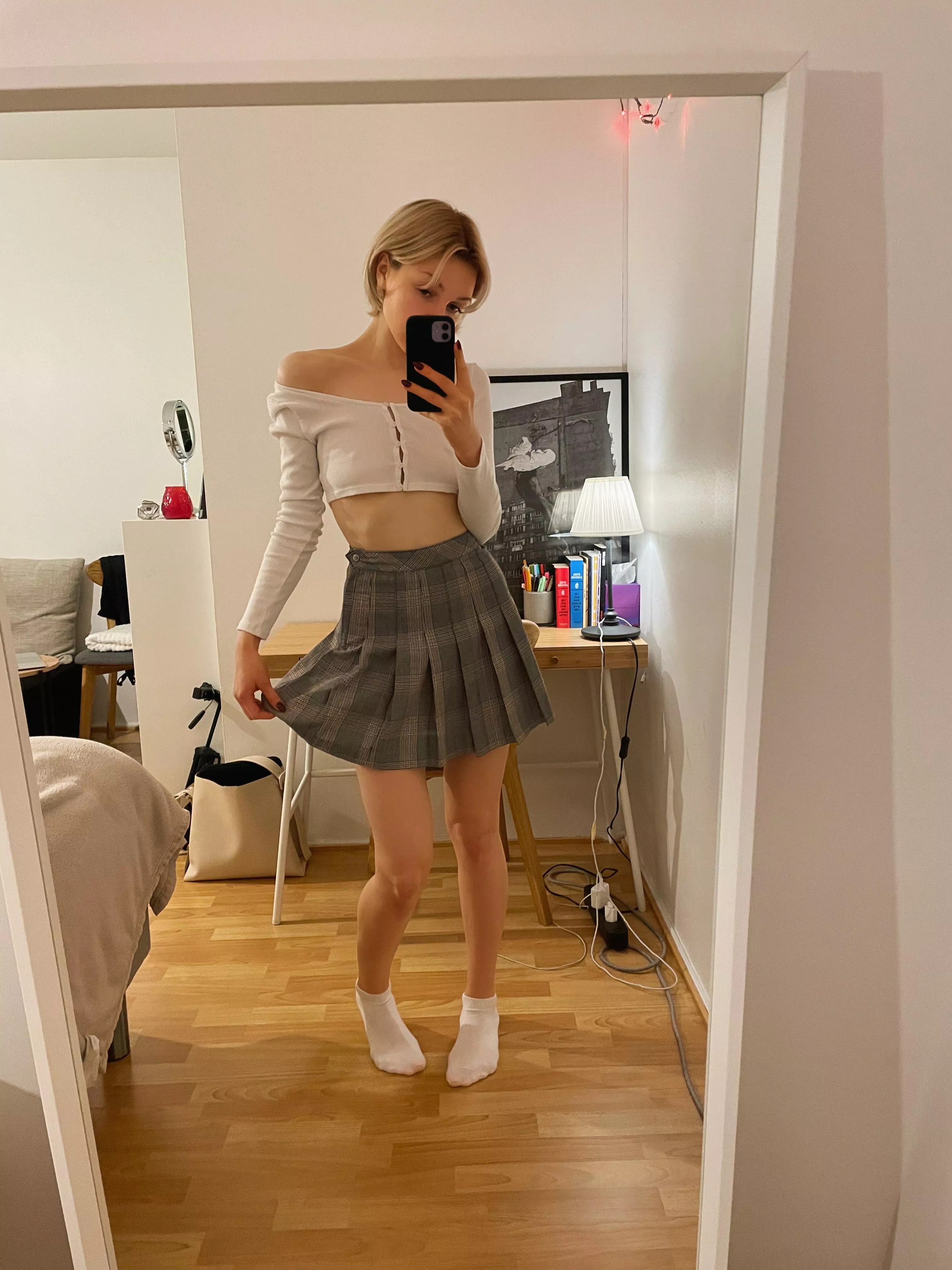 love a good plaid skirt