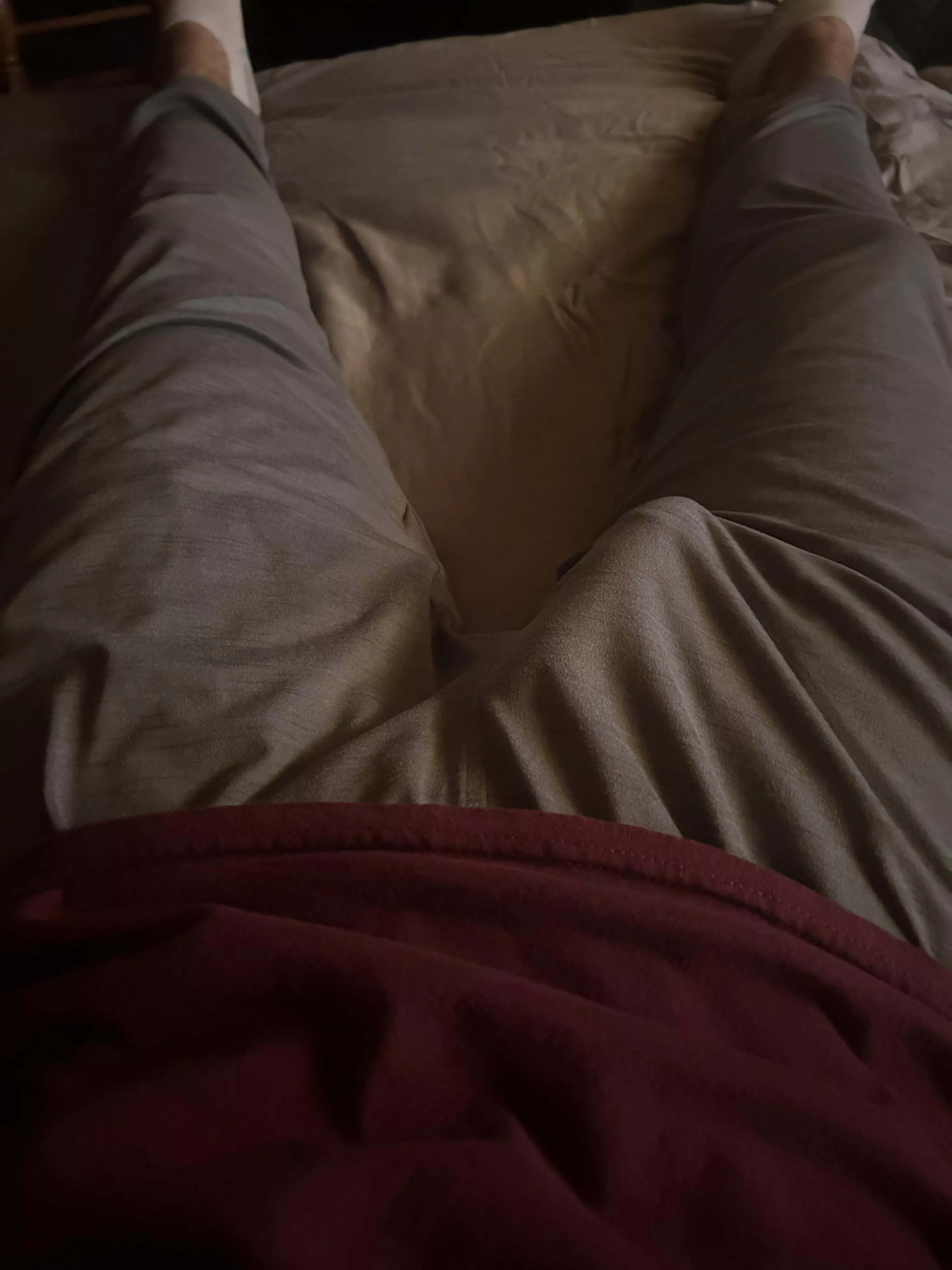 Loving my new gray sweatpants