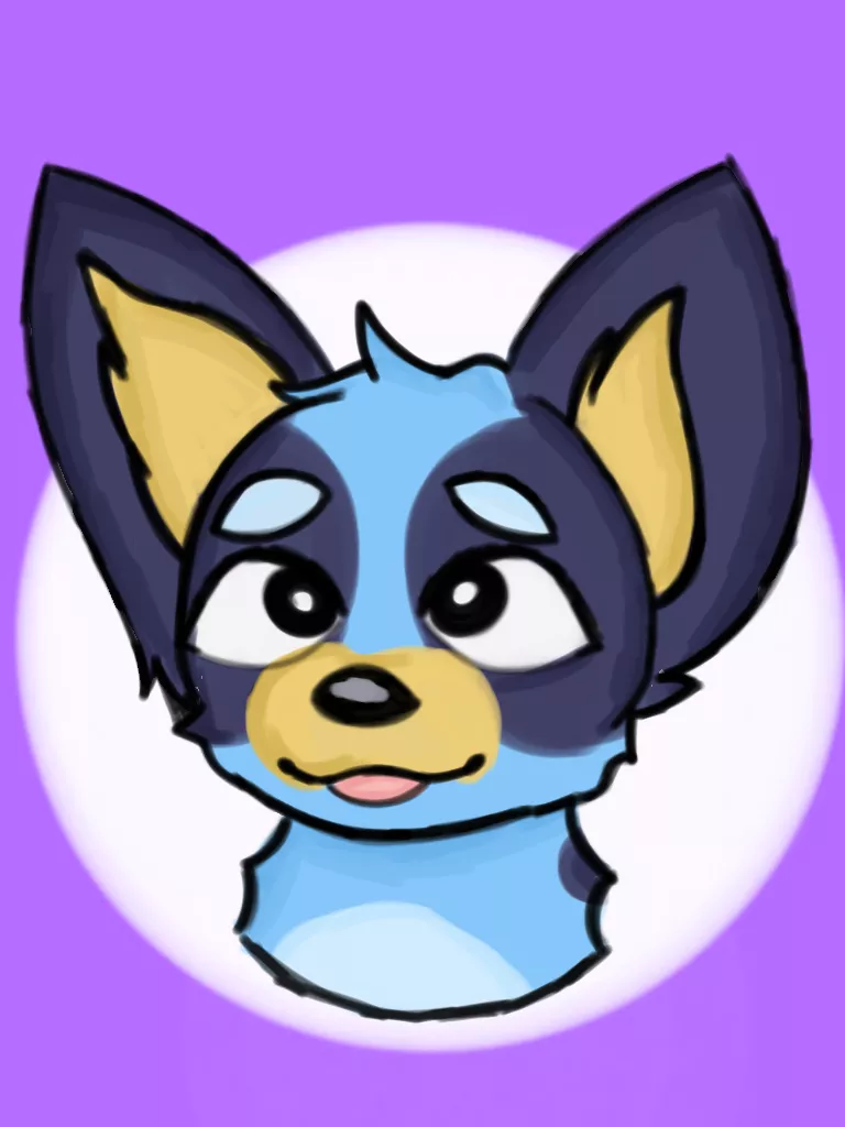 Made bluey fanart :3